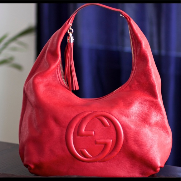 gucci hobo bag red